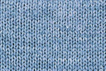 Close-up of knitted wool texture/ Gray