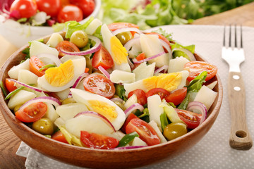 Ensalada campera traditional spanish countryside salad
