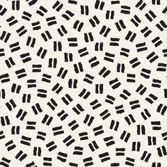 Vector Seamless Pattern. Abstract Background With Scattered Geometric Shapes.