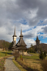 Barsana Monastery in Maramures County in Romania.