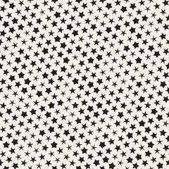 Trendy Texture With Scattered Geometric Shapes. Vector Seamless Pattern.