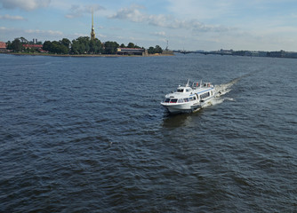 Naklejka premium landscape of petersburg