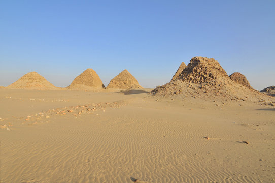 Nuri - pyramids of royal family of Kush in Sudan
