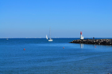 Fototapeta premium Carnon, Station balnéaire et port de plaisance à proximité de Montpellier