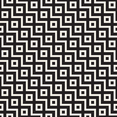 Maze Tangled Lines Contemporary Graphic. Abstract Geometric Background Design. Vector Seamless Pattern.