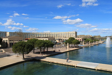 Quartier Antigone à Montpellier, France