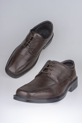 Brown man's shoes