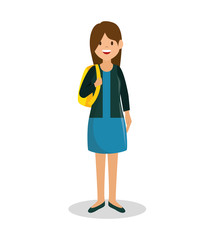 tourist woman traveler avatar