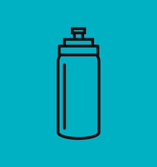 gym bottle isolated icon