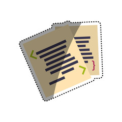 Computer code programming icon vector illustration graphic design