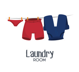laundry room flat icons