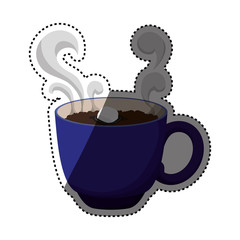 Hot chocolate beverage icon vector illustration graphic design