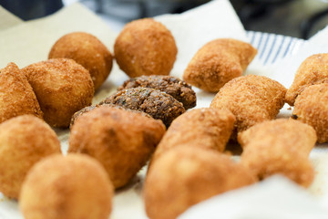 Deep fried Brazilian croquettes