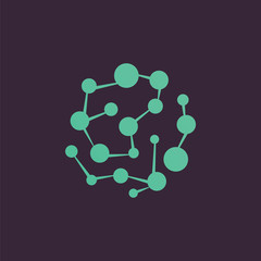 Connect logo vector