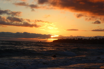 Laguna Beach Sunset Sunset, sea, ocean, beach, sand, surf, california, laguna beach, water, sun, colors, seascapes, earth