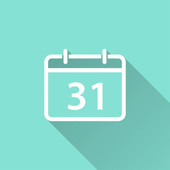 Planning calendar - vector icon.