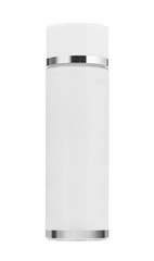 beauty cream or lotion bottle isolated on white background