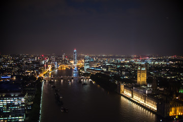 Obraz na płótnie Canvas London Night Landscape 