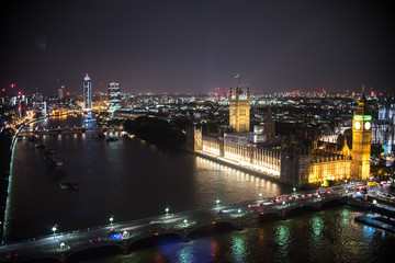 Fototapeta na wymiar London Night Landscape 
