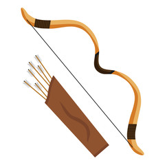Bow with arrows