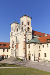 Fototapeta na wymiar Benedictine abbey in Tyniec near Krakow, Saints Peter and Paul Church, Poland