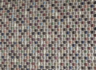 Closed Up of Square Texture of Colorful Weave Pattern