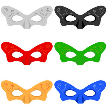 A set of masks