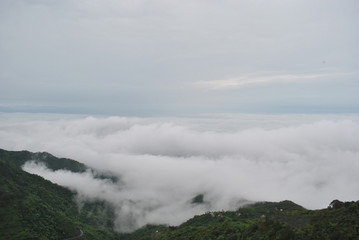 Beautiful nature and cloud
