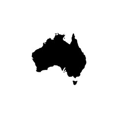 Map of Australia vector ico