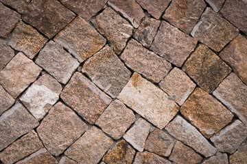 detail shot of stone wall.