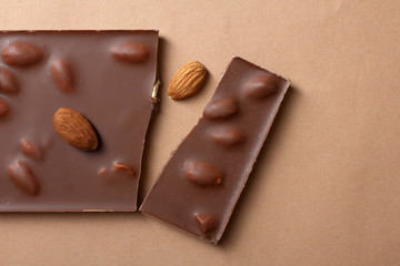  milk chocolate with almonds