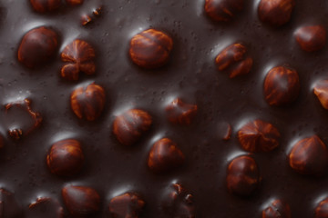  black chocolate with hazelnuts