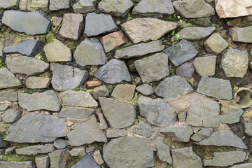 Old and broken brick wall. Grunge texture background.