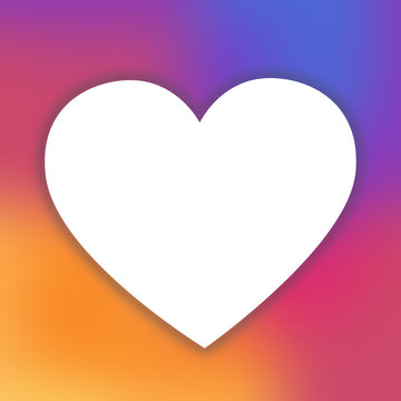 instagram heart background icon