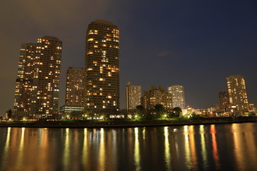 Fototapeta premium Tokyo night view