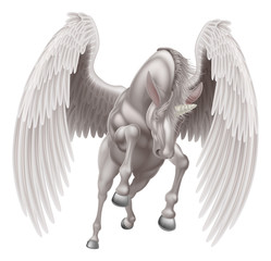 Pegasus Unicorn Winged Horned Horse