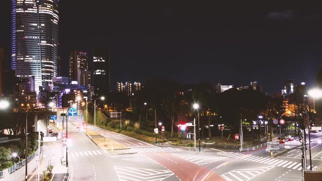 Nostalgic cityscape and blur light