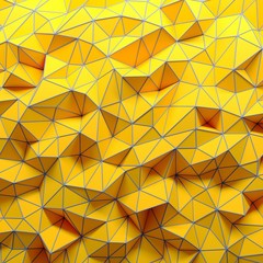 Bright 3d background low poly