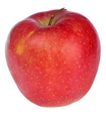 Red Delicious apple isolated on white