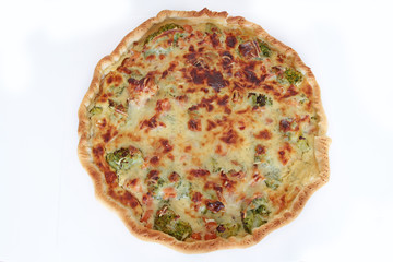 tarte au brocolis et saumon