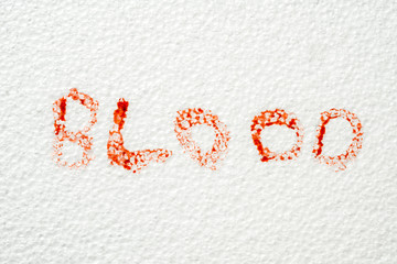 血文字, blood