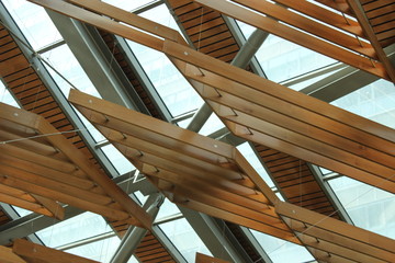 wood roof shade