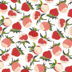 Fototapeta na wymiar Strawberry pattern