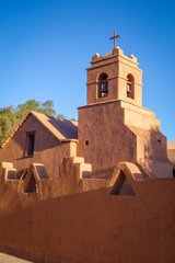 Fototapeta premium Church in San Pedro de Atacama, Chile