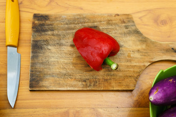 Vegetable salad. culinary class, workshop