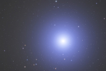 Fototapeta premium Milky way stars. 2D render / illustration. My astronomy work.