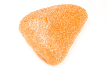 Flour confectionery product isolated on a white cutout