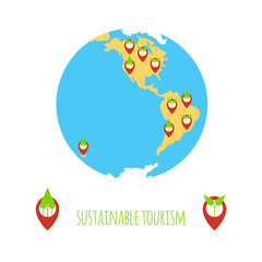 sustainable tourism concept