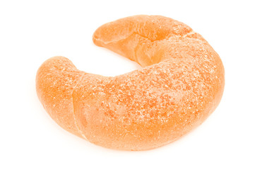 Flour confection on a white background. Clipping path