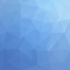 Background made of blue triangles. Square composition with geometric shapes. Eps 10